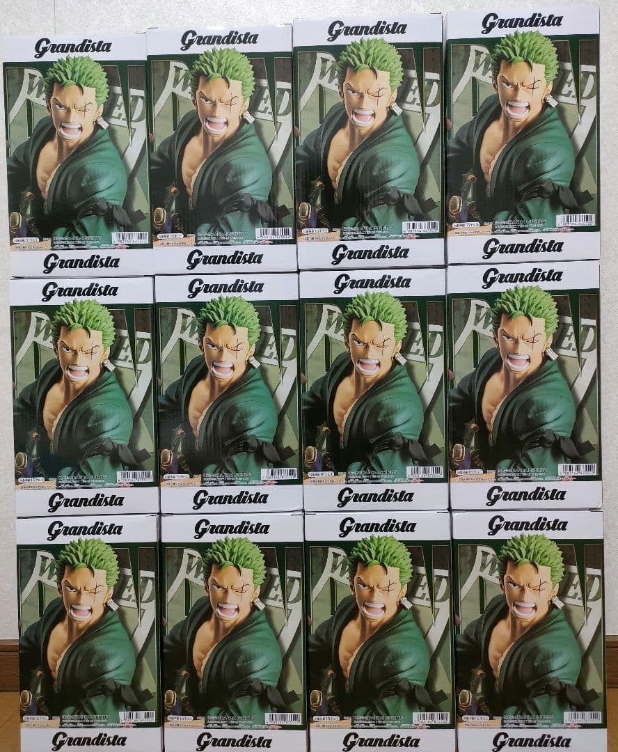 ワンピース Grandista グランディスタ フィギュア ゾロ 12個セット
