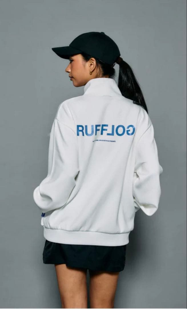 ラフログ　レディース　ハーフジップ　プルオーバー　S