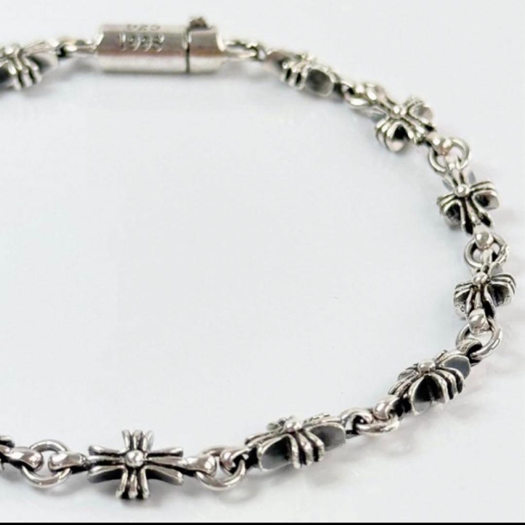 【即発送】クロス メンズ シルバー 925 ブレスレット