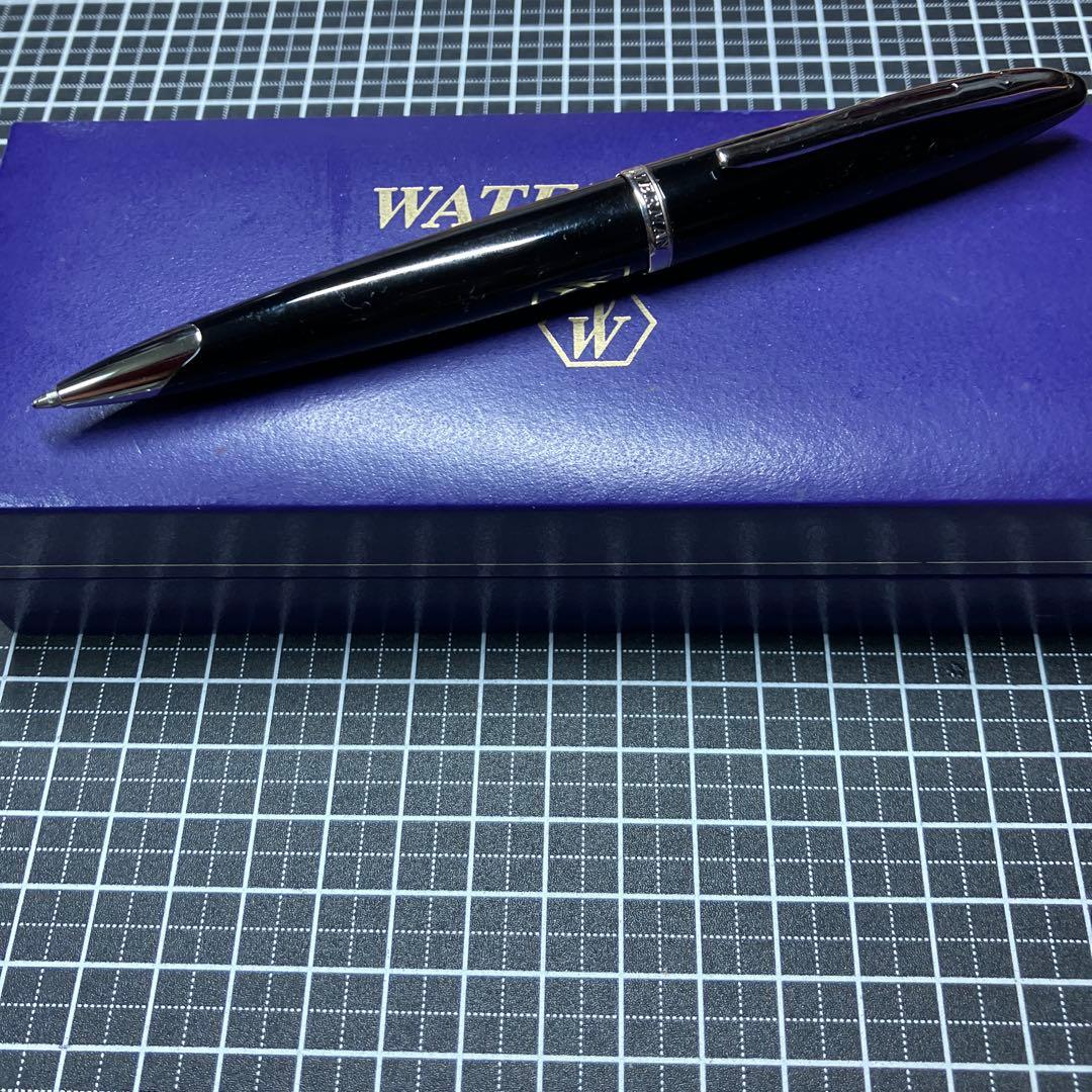 ウォーターマンカレン ブラックシーSTボールペン　試筆使用のみ
