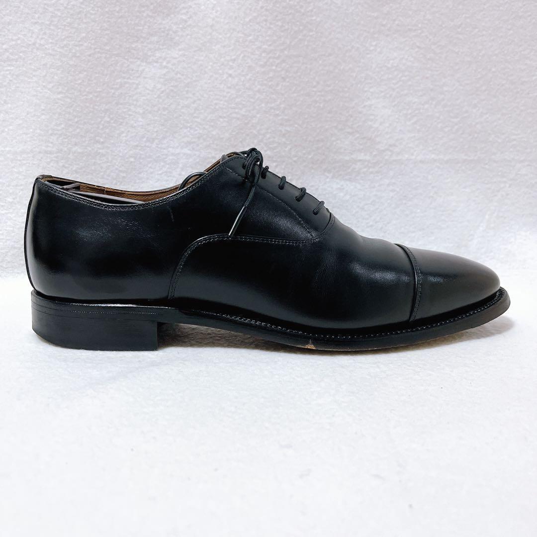 スコッチグレイン ストレートチップ 黒 レザー グッドイヤー 匠シリーズ0530