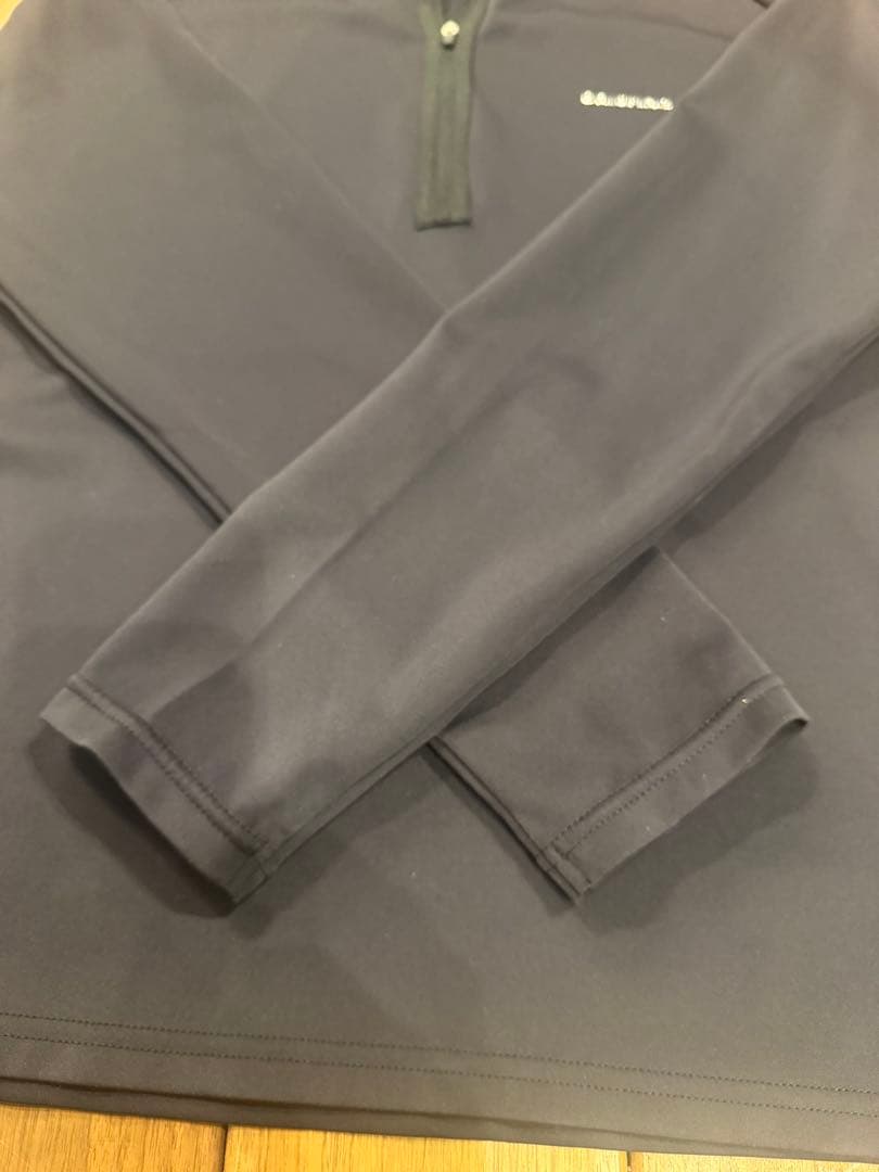 BRIEFING GOLF ハーフジップシャツ ブラックL