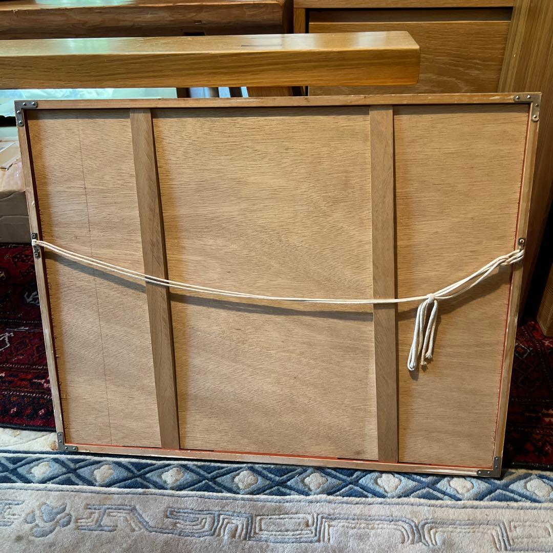 満谷国四郎 K. Mitsutani 港の風景 水彩画