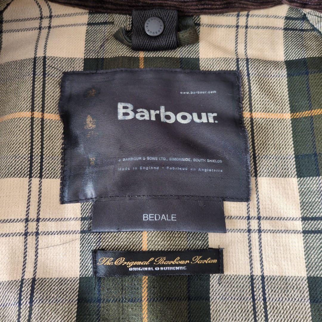 【値下げ】Barbour BEDALE オリーブグリーン C36/91cm