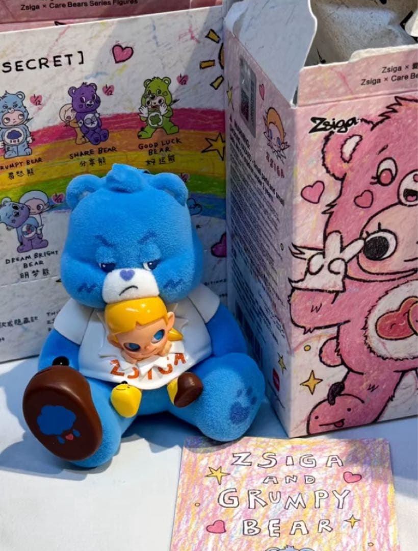 POP MART Zsiga 爱心小熊 シークレットフィギュア