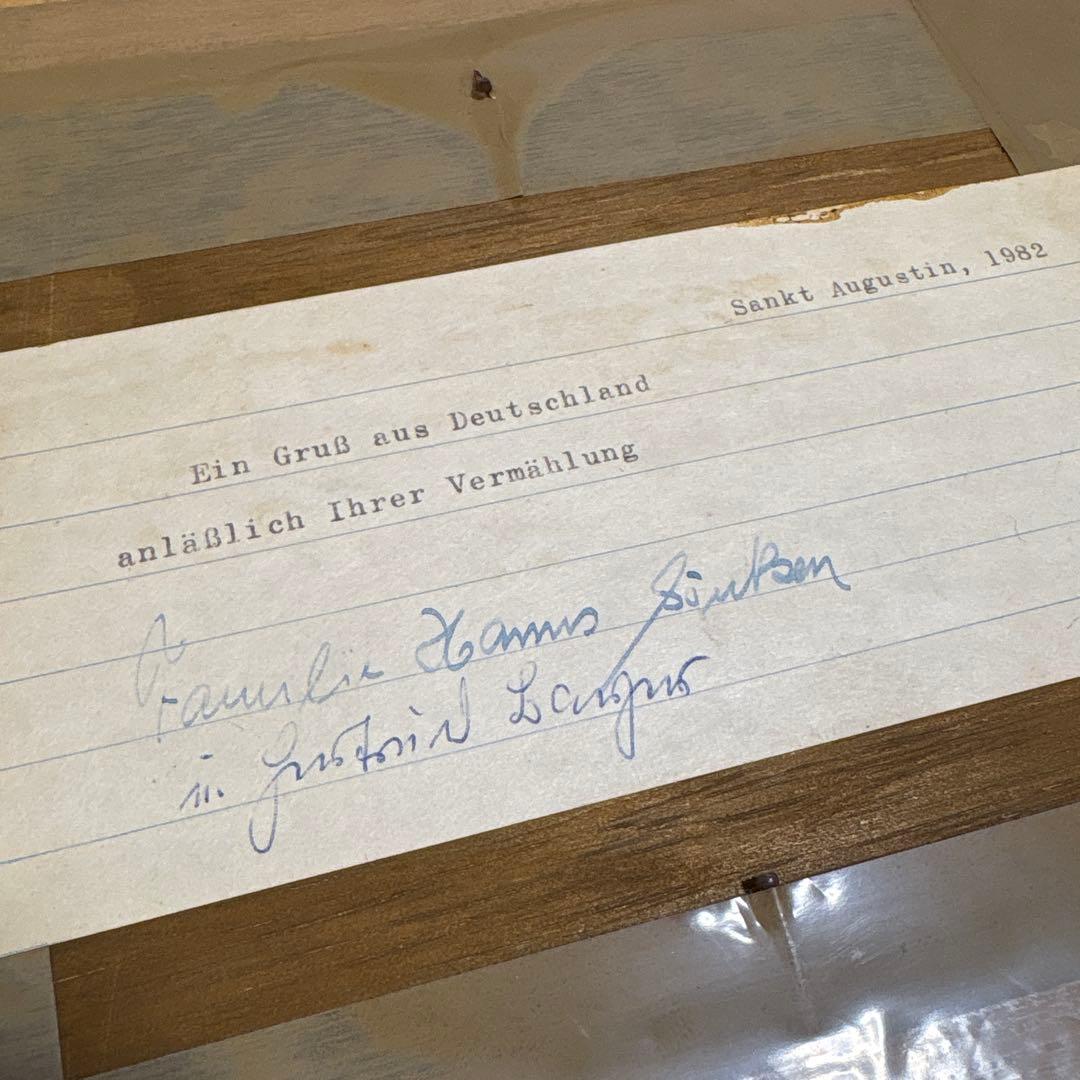 油彩画 Ein Gruß aus Deutschland 1982