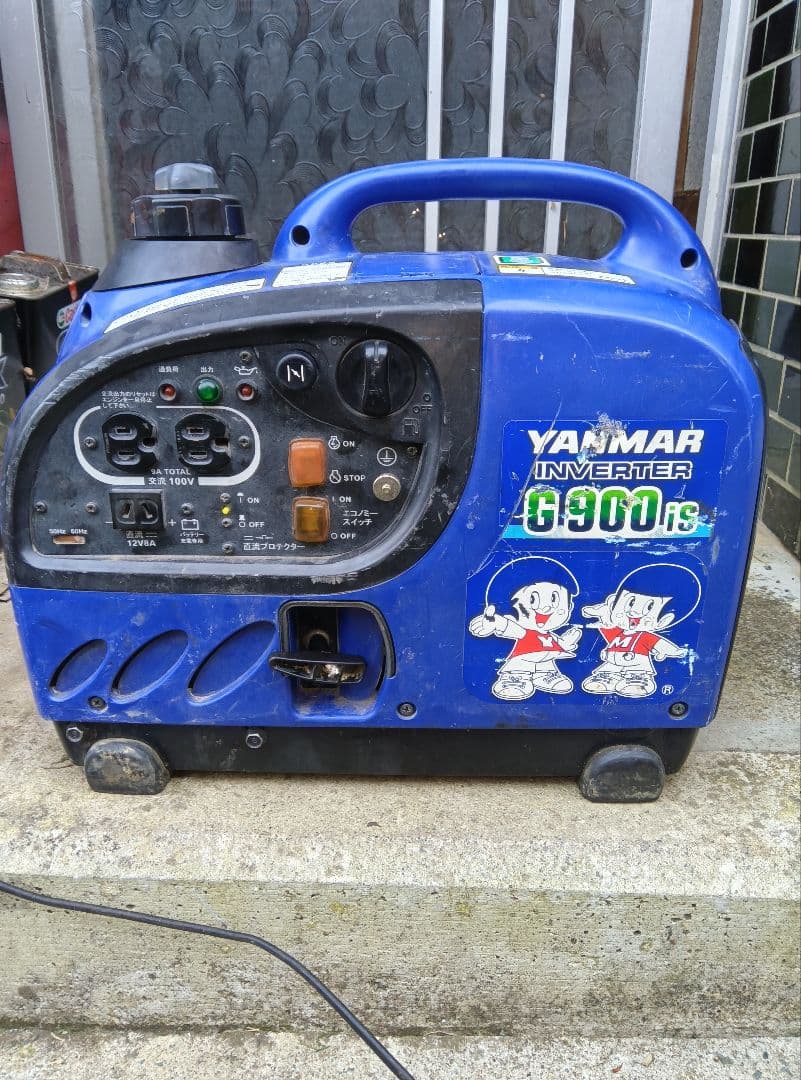 決まりました🎵ポータブル インバーター発電機 ヤンマーG900is