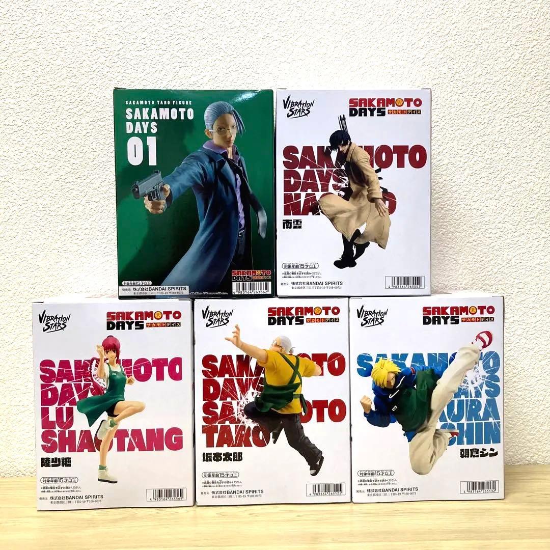 サカモトデイズ フィギュア5体セット 坂本 南雲 朝倉 陸少糖 - メルカリ