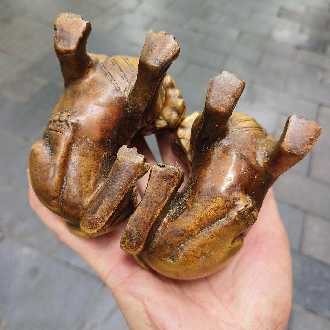 銅器 ライオン 居間 玄関 事務室 辟邪 開運風水 招財 装飾品 工芸品 置物