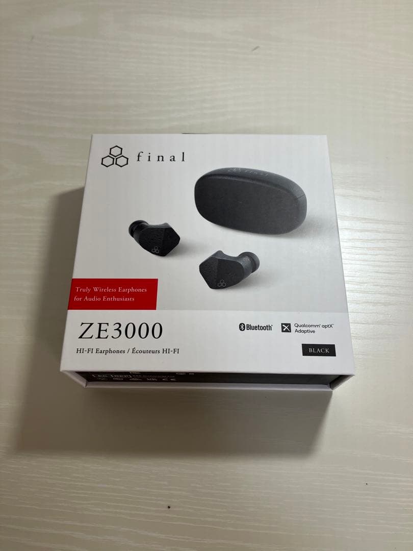 ワイヤレスイヤホン 新品未開封 final ZE3000 Black final ZE3000」の