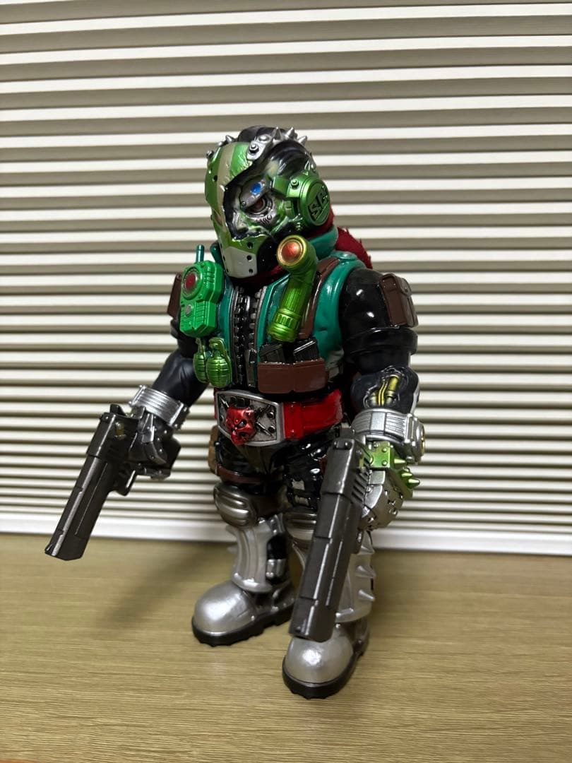 希少 ポピー 宣弘社 月光仮面 コウモリ男 ソフビ 希少 ポピー 宣弘社