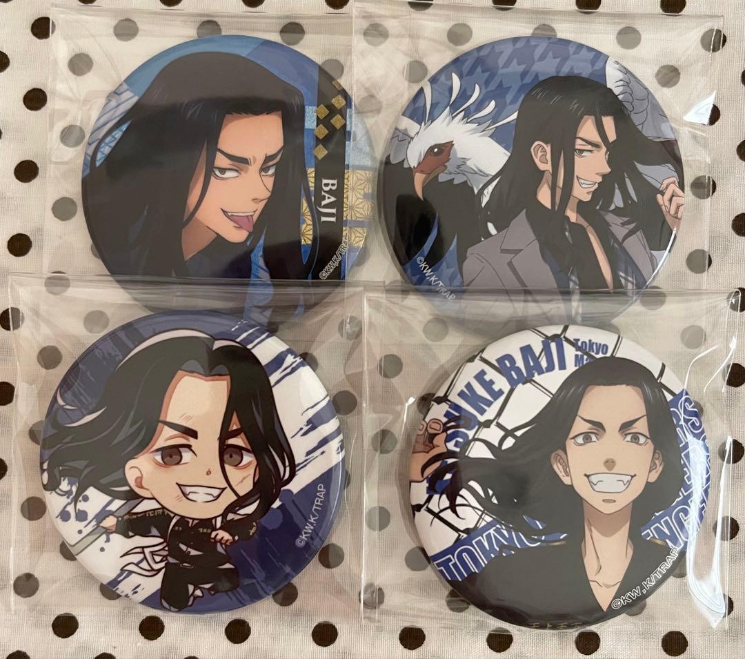 東京リベンジャーズ 場地圭介 缶バッジ 4個セット まとめ売り - メルカリ