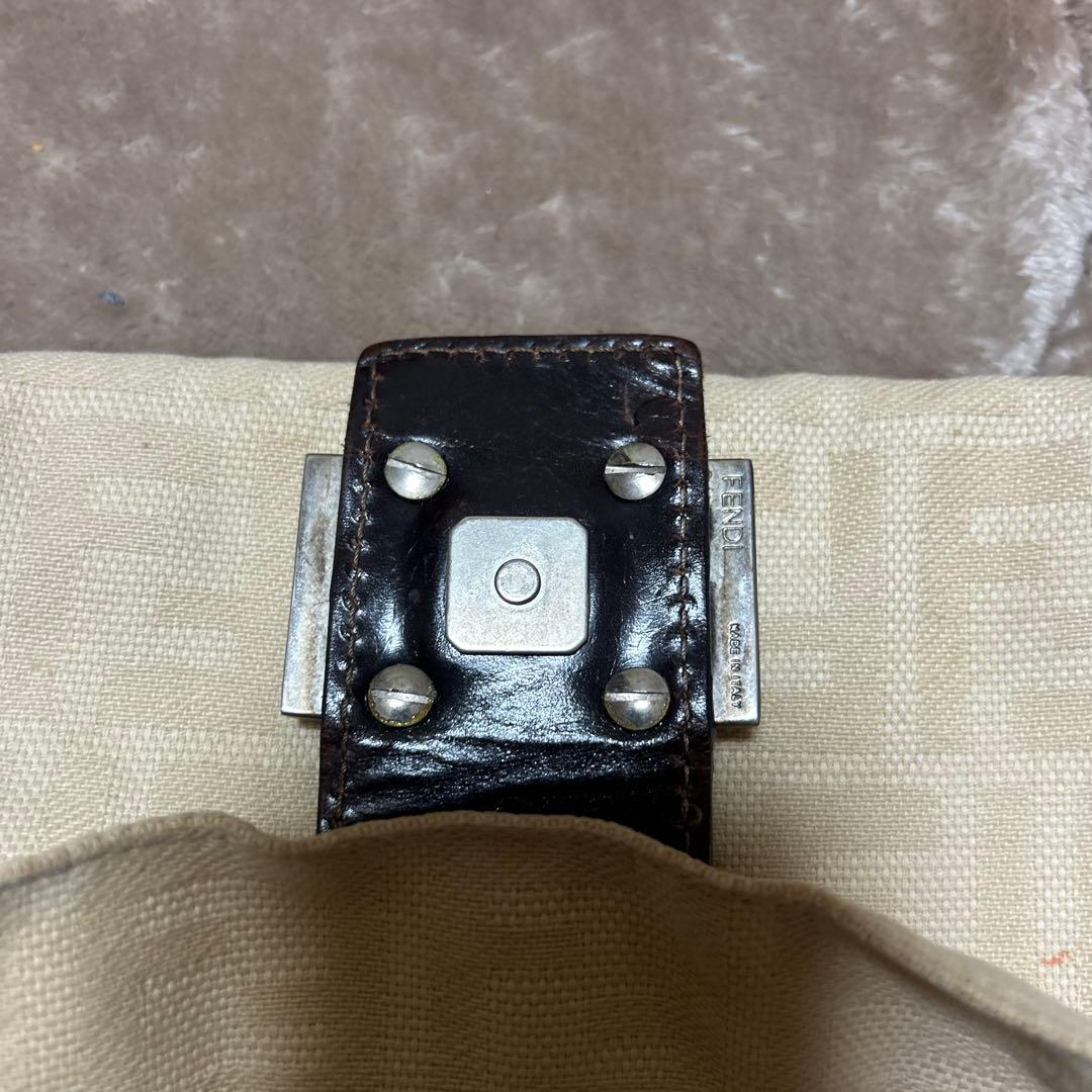 Fendi ベージュキャンバス ズッカ ハンドバッグ