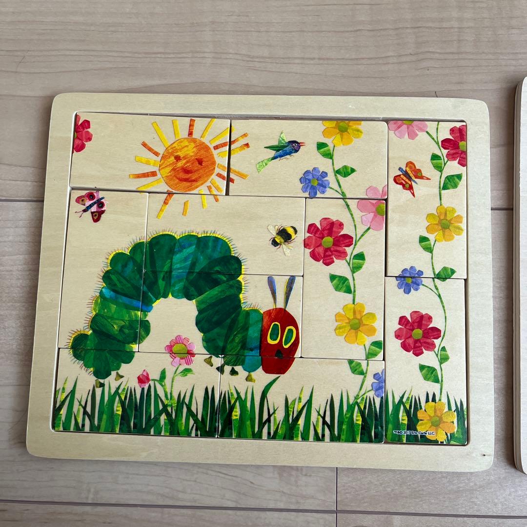 はらぺこあおむし ノンタン 木製パズル - メルカリ