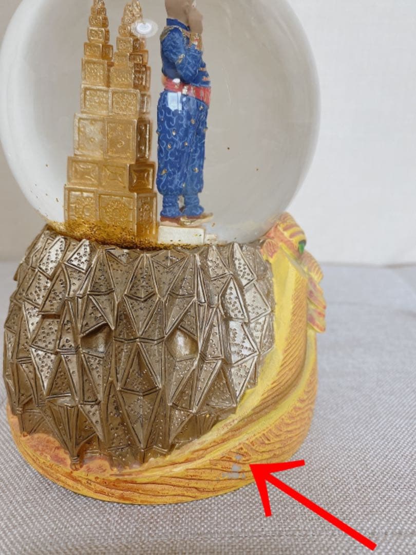 劇団四季 アラジンのオルゴール付きスノードーム 売れ筋 アラジン