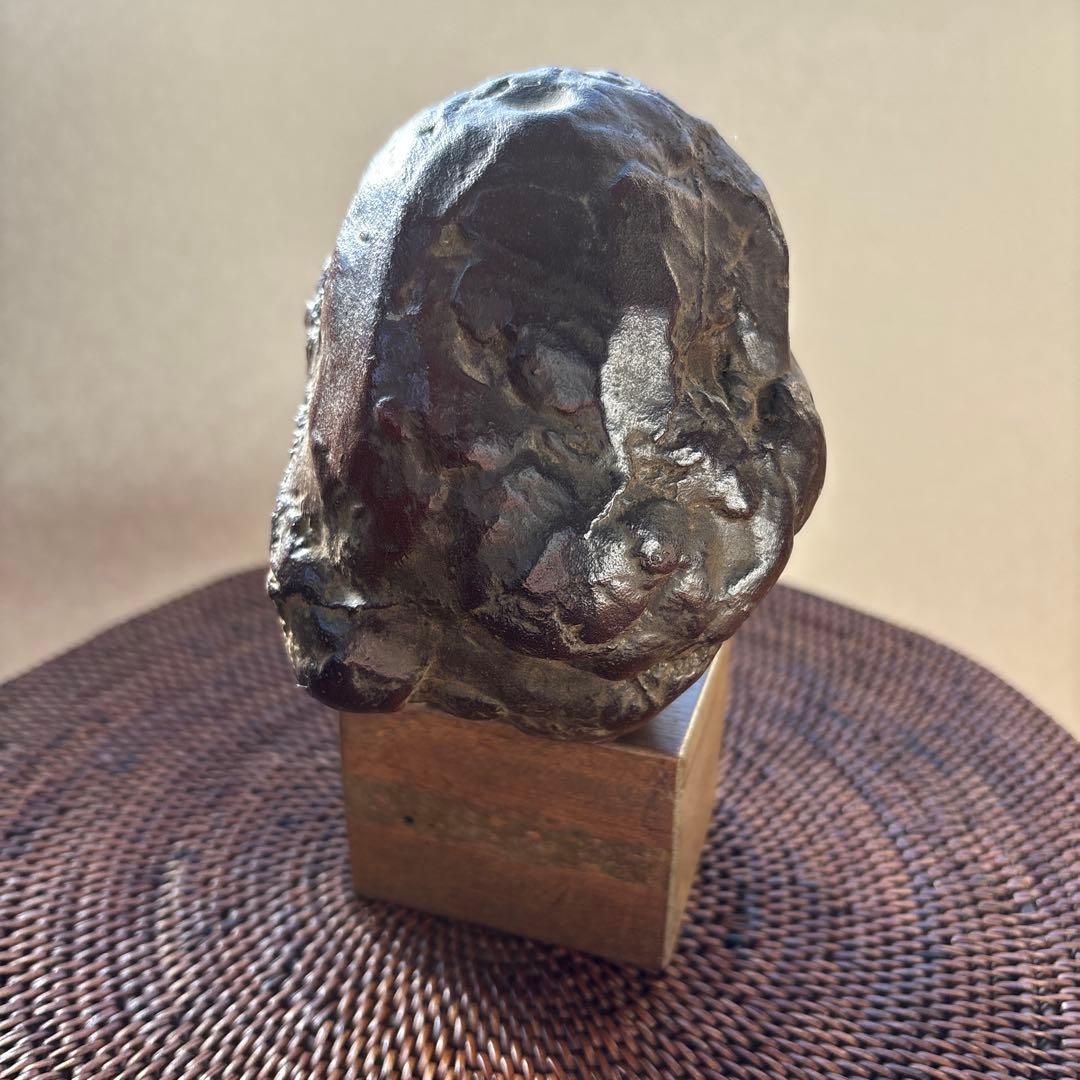 加藤顕清 ブロンズ像 顔