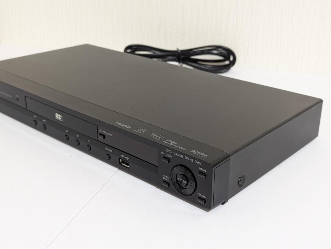 中古】Pioneer DVDプレーヤー DVDオーディオ/SACD対応 DV-610AV