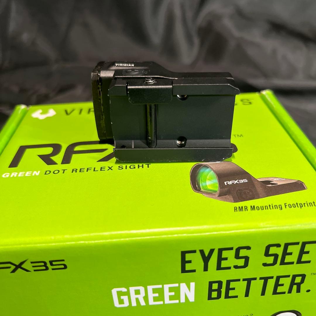 実物 ドットサイト viridian optics RFX35 レンズガード