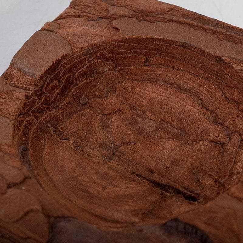 茶道具　松皮香合　表千家 十二代 宗左（惺斎）花押　共箱　V　8834