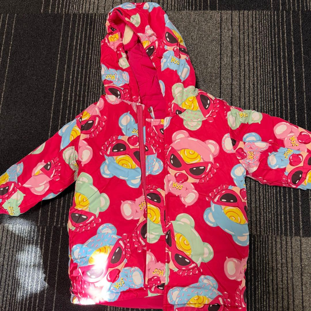 ★HYSTERICMINI ドーナツテディ ダウン★90