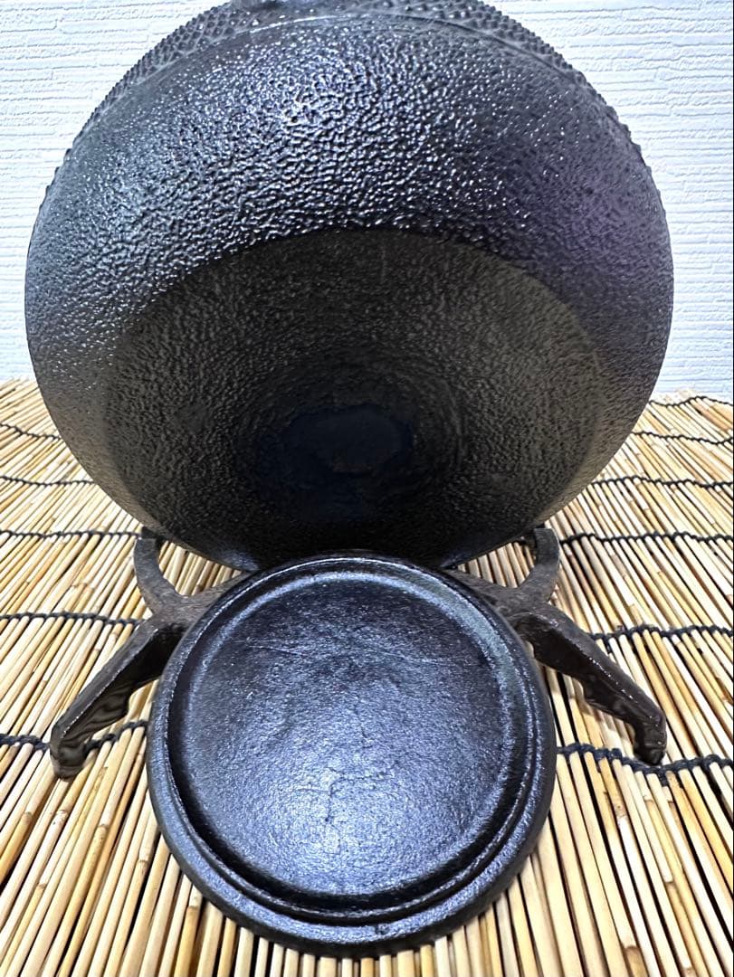 未使用品、付属品付 南部成龍堂鋳造所 伝統工芸士及川光正(齋峰)18型