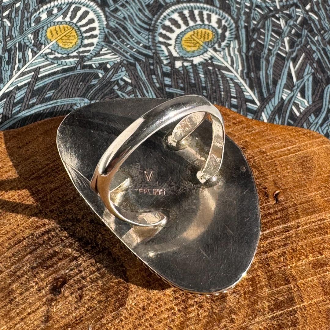 m*a様 90年代　ヴィンテージ 　インディアンジュエリー　ターコイズ 　シルバ