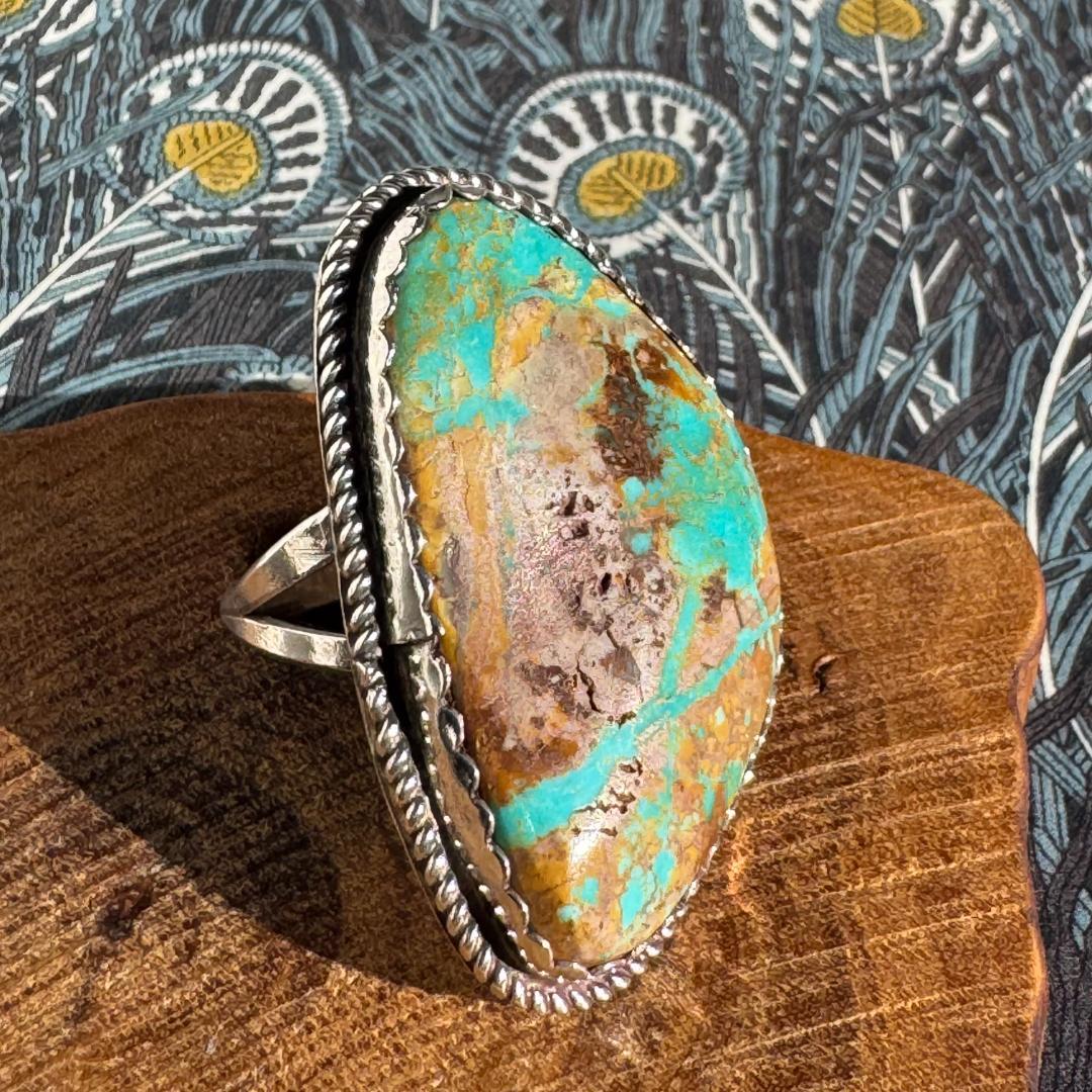 m*a様 90年代　ヴィンテージ 　インディアンジュエリー　ターコイズ 　シルバ