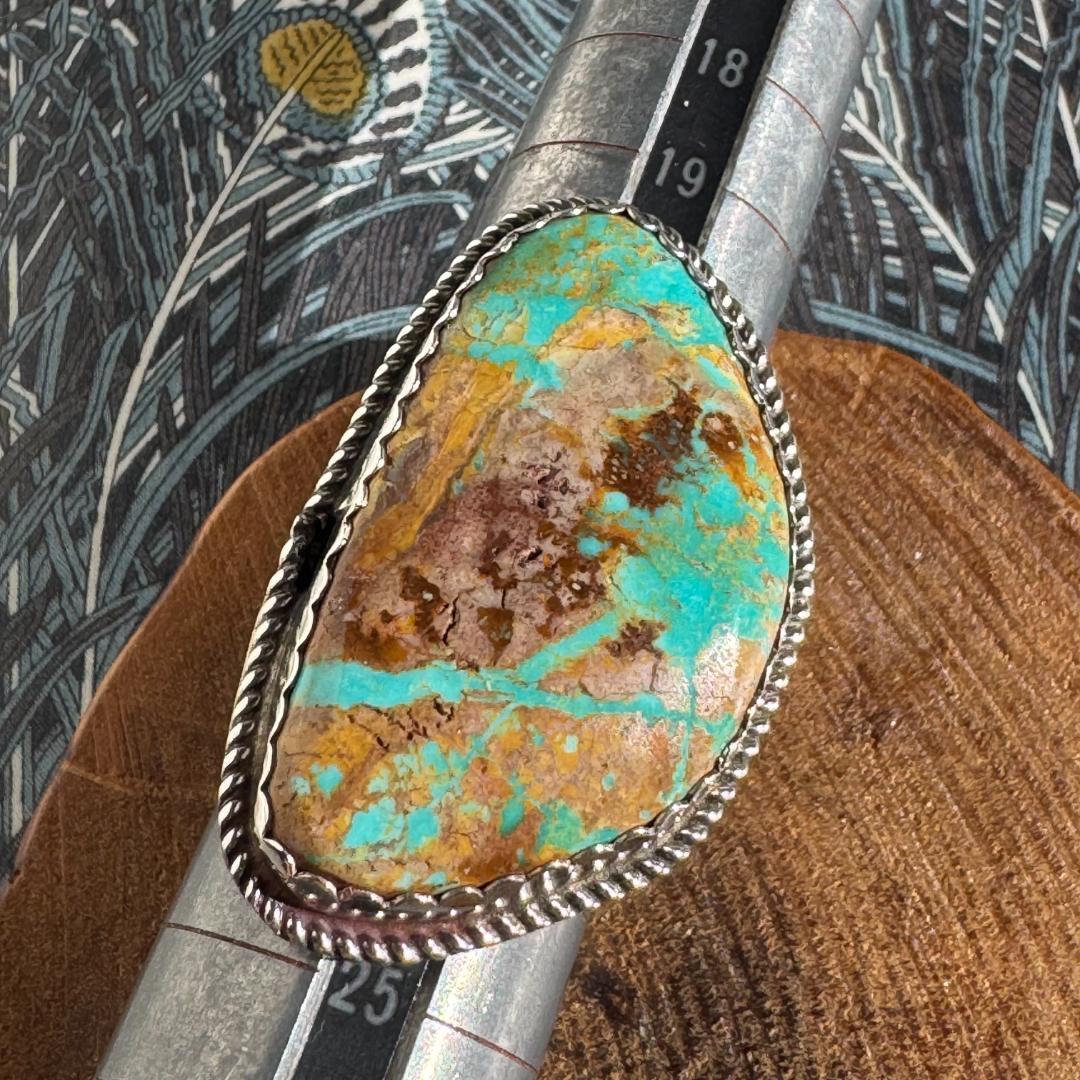 m*a様 90年代　ヴィンテージ 　インディアンジュエリー　ターコイズ 　シルバ