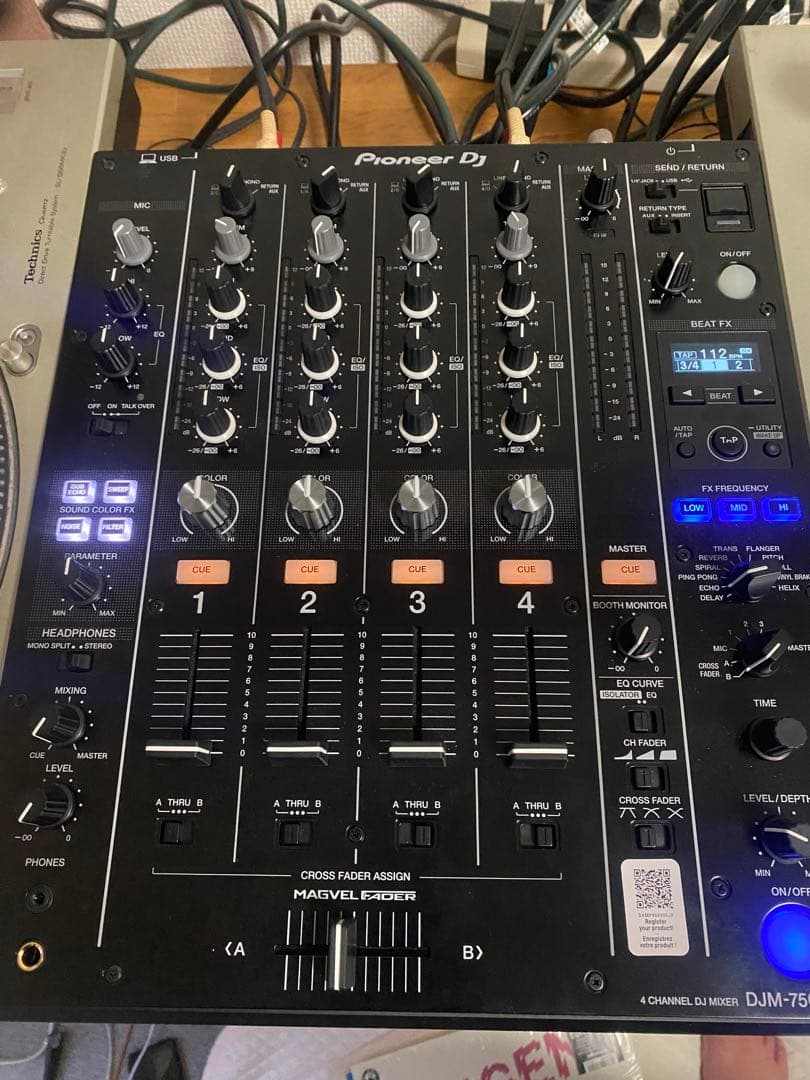 dh DJM 750mk2 24年製 説明文必ずお読みください。 DJM-750MK2 4ch パフォーマンス DJミキサー (black) - Pioneer DJ