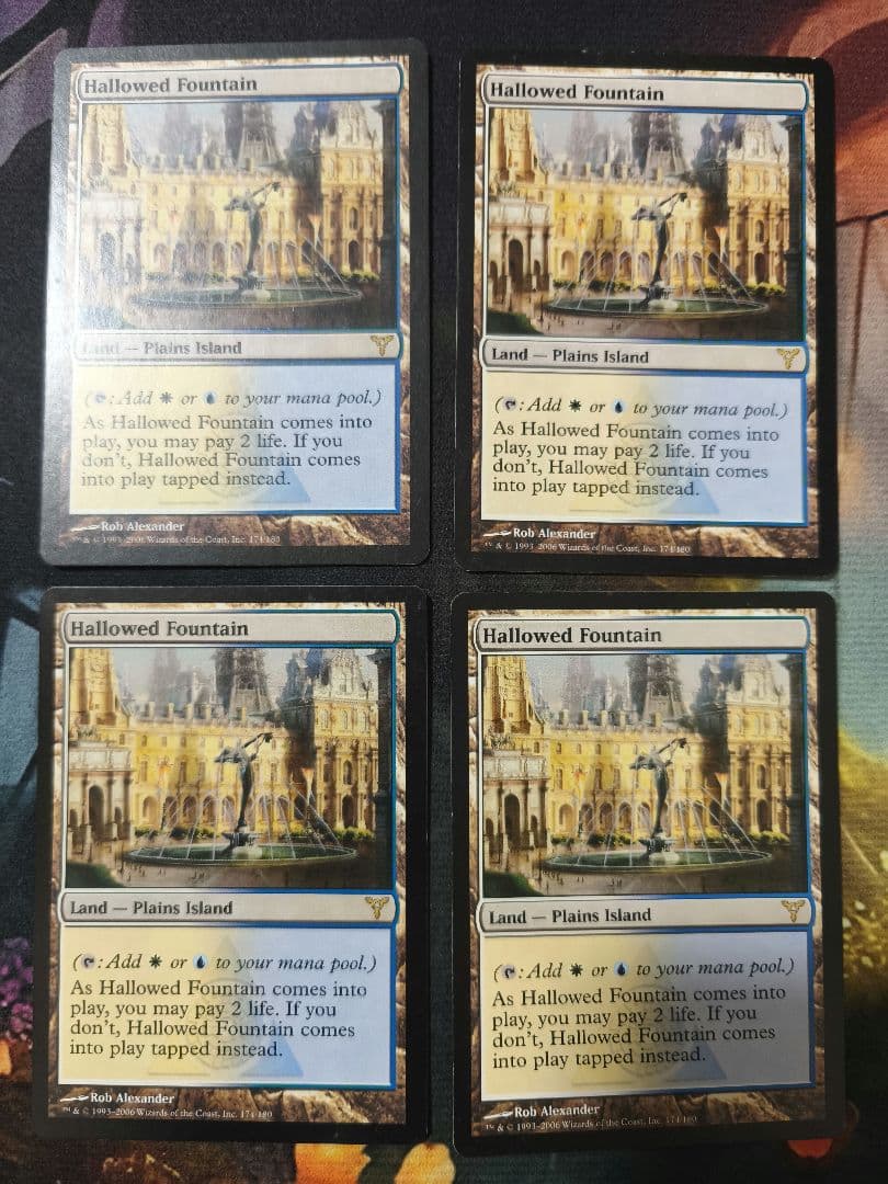 MTG　神聖なる泉/Hallowed Fountain フルアート)神聖なる泉/Hallowed Fountain《日本語》【ECL】