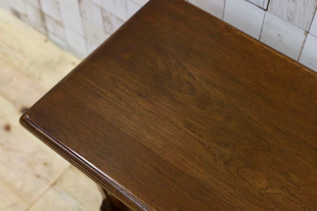 GMHO93○英国カントリー オーク無垢材 クラシック マガジンラック ブックラ