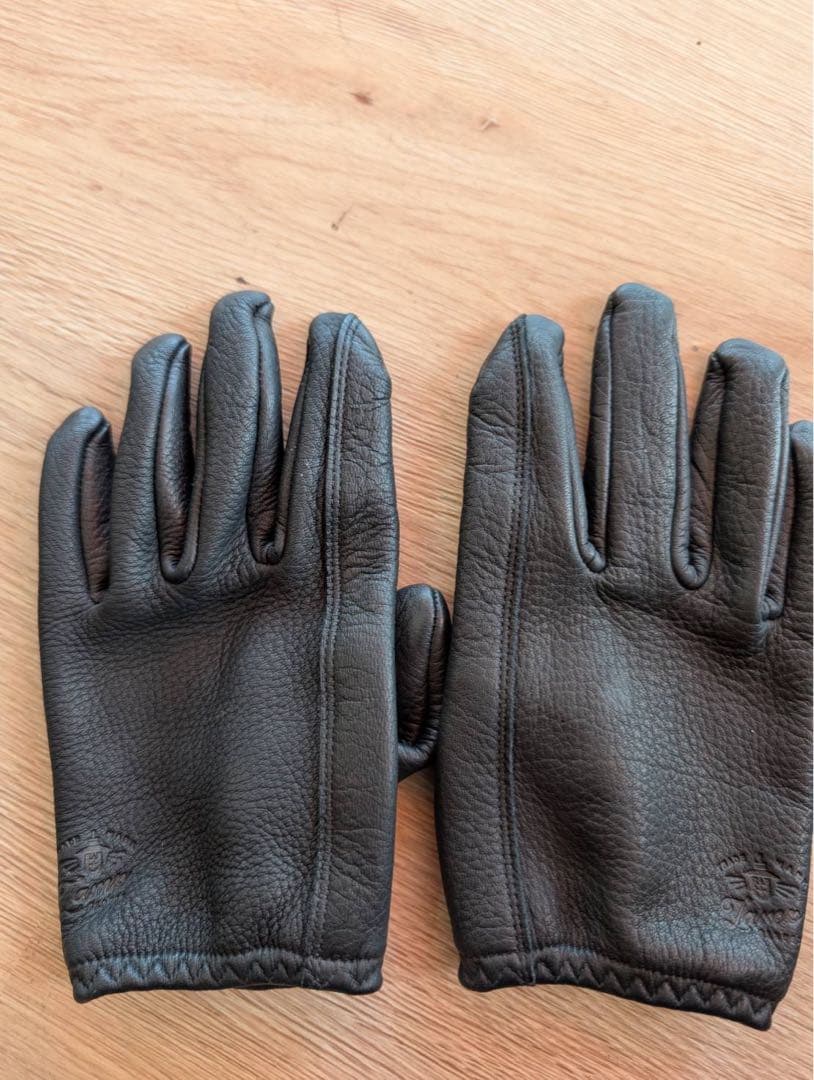 ランプグローブス　LAMP GLOVES SHORTY ブラックL Lamp gloves/ランプグローブス 「Deer Utility glove shorty