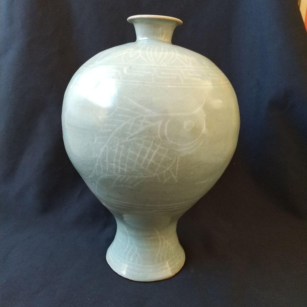 李朝 壺 古箱 箱書きあり 高麗 花瓶 骨董 茶道具