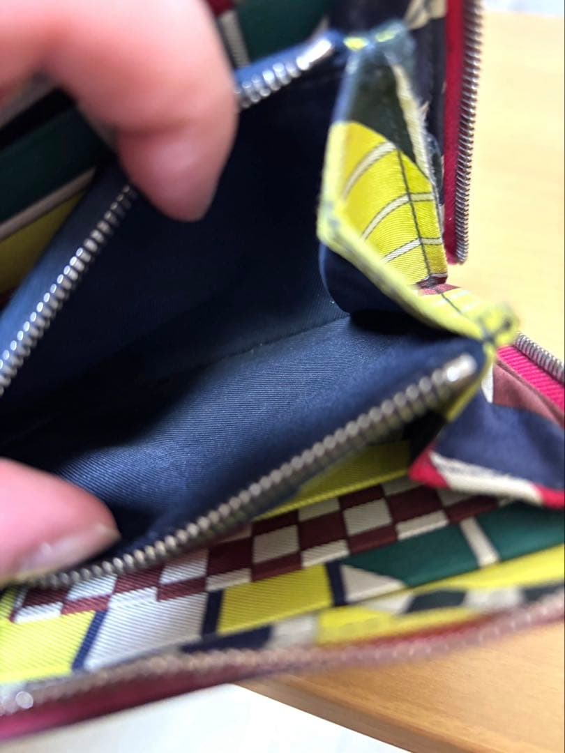 エルメス　シルクイン アザップコンパクト ケース　財布　カードケース