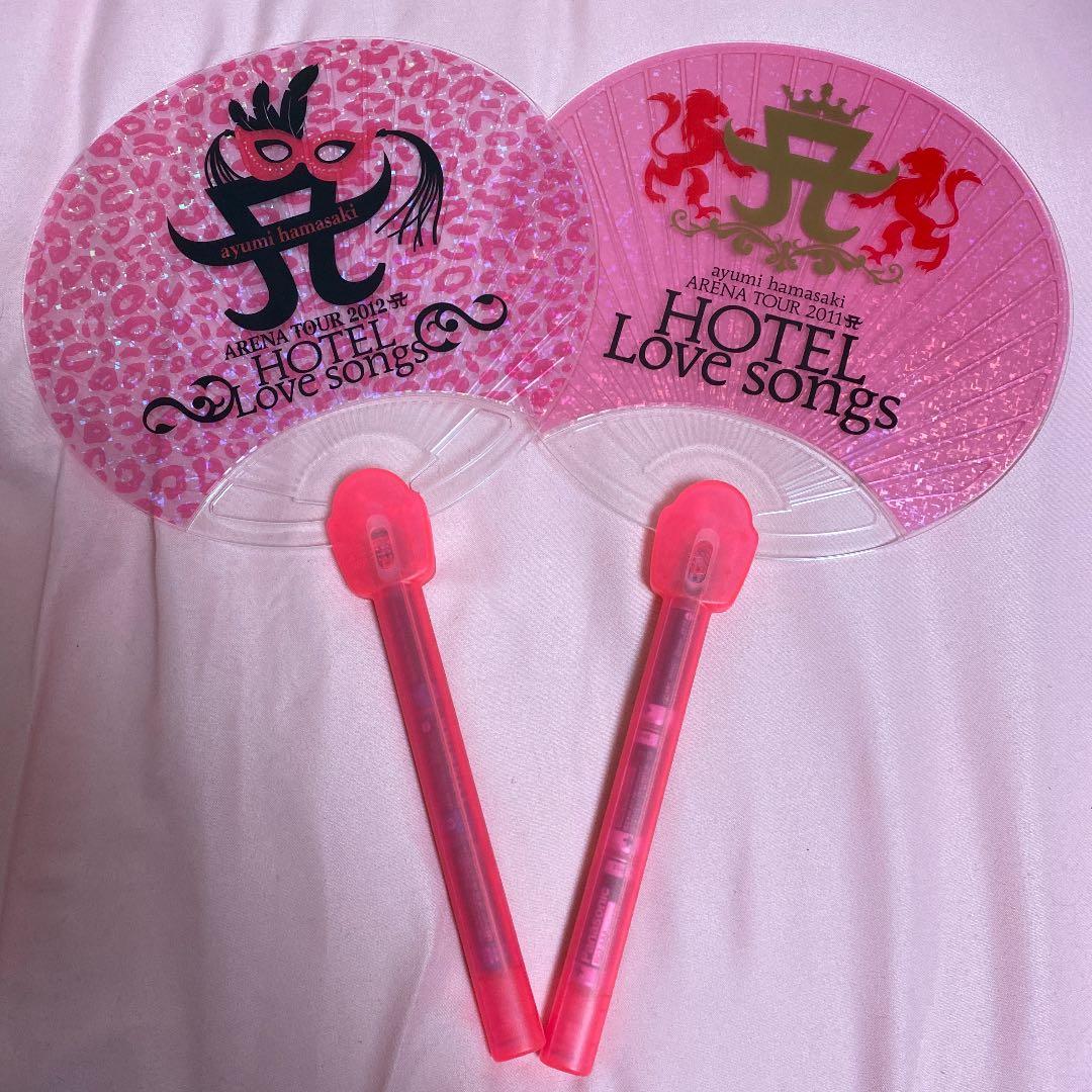 浜崎あゆみ 光るうちわ うちわ - メルカリ