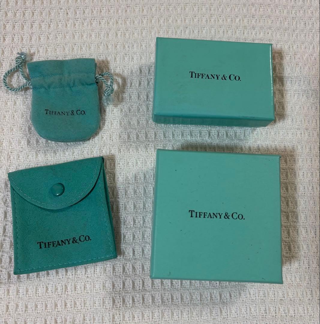 中古TIFFANYアクセサリーケース 「空箱」「袋」のみティファニー4点