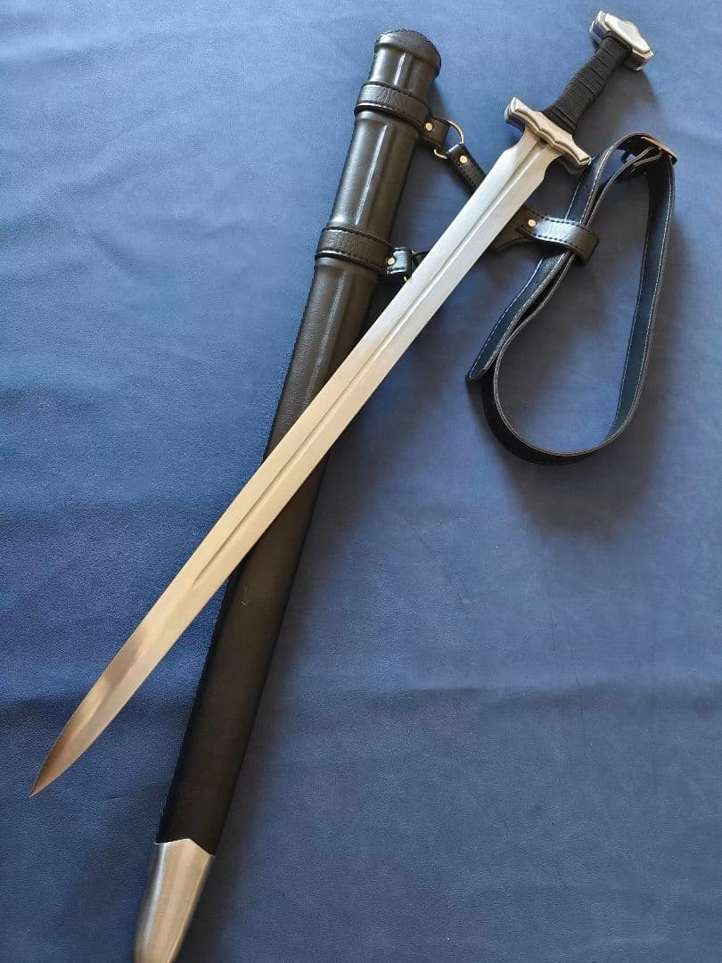 銀魂 バイキングの剣 古兵器 武具 手鍛造打 西洋剣 長剣【希少】高級 鑑賞用