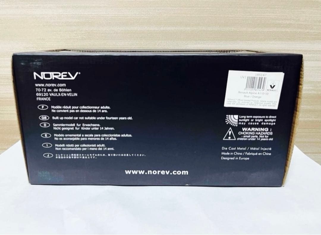 ノレブ1/18 ルノー アルピーヌ A110-50 2012コンセプトカー