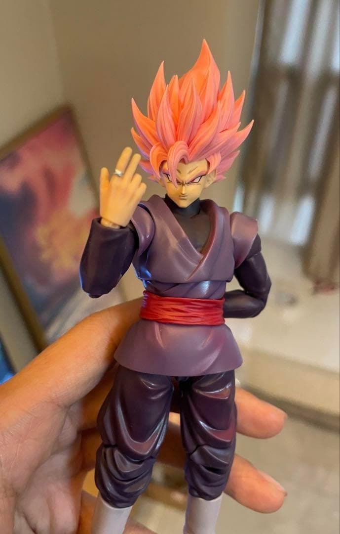 S.H.Figuarts用 ゴクウブラック　スーパーサイヤ人ロゼ　ヘッドパーツ