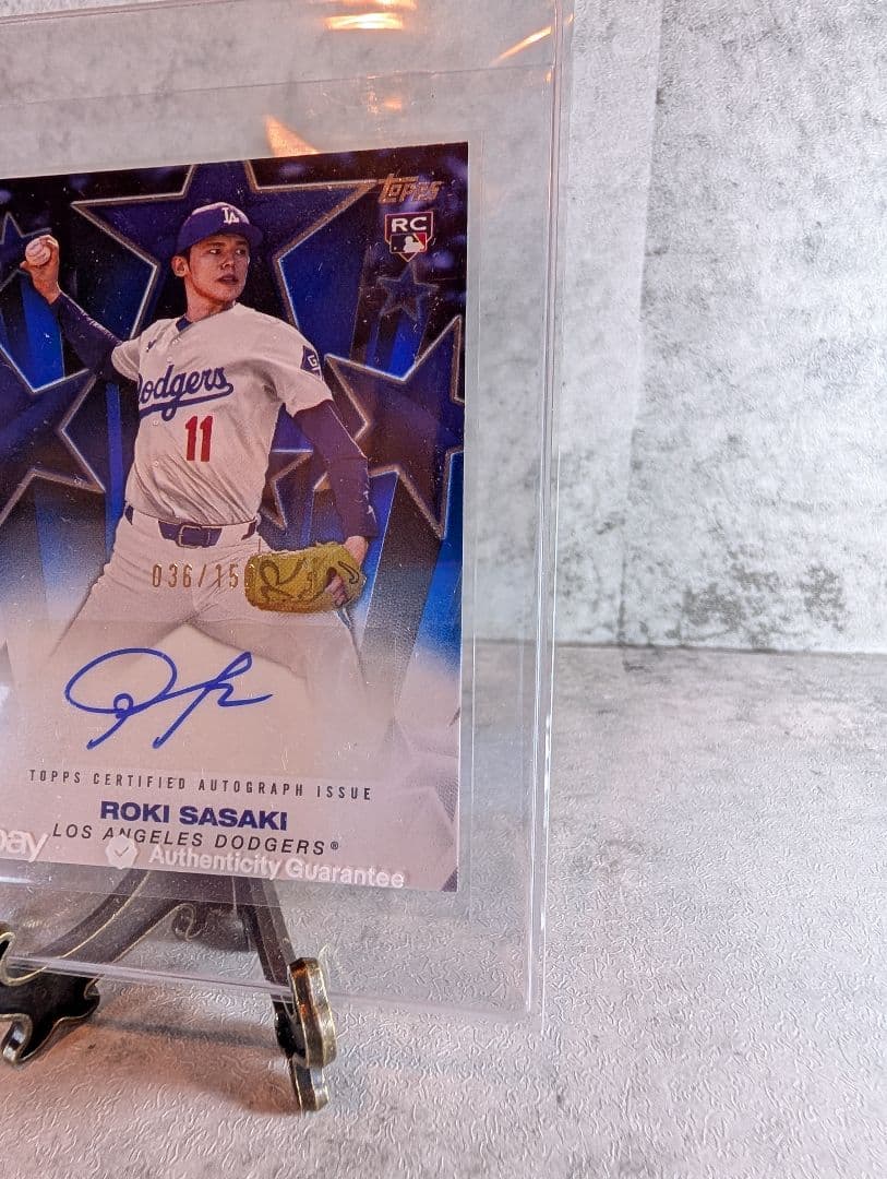 150枚限定】佐々木朗希 直筆サイン 2025 Topps RC ドジャース