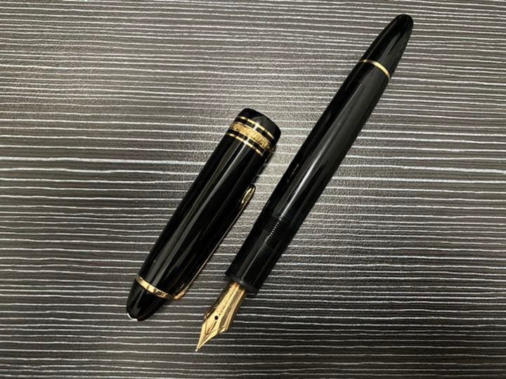 モンブラン 万年筆 マイスターシュテュック EF 極細146 14K全金