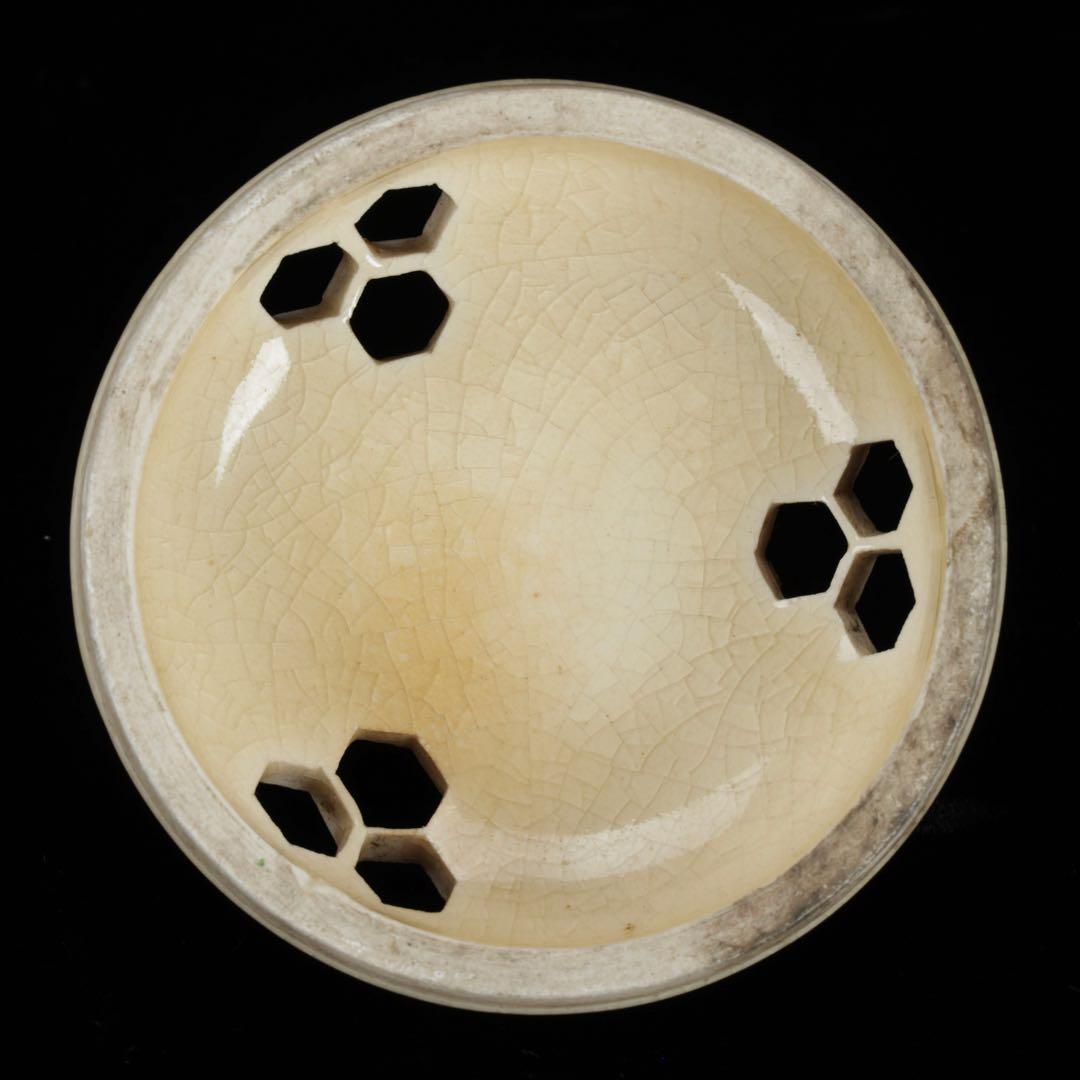 古薩摩 慶田窯 獅子摘三足香炉 幕末期 茶道具 香道具 時代物 骨董