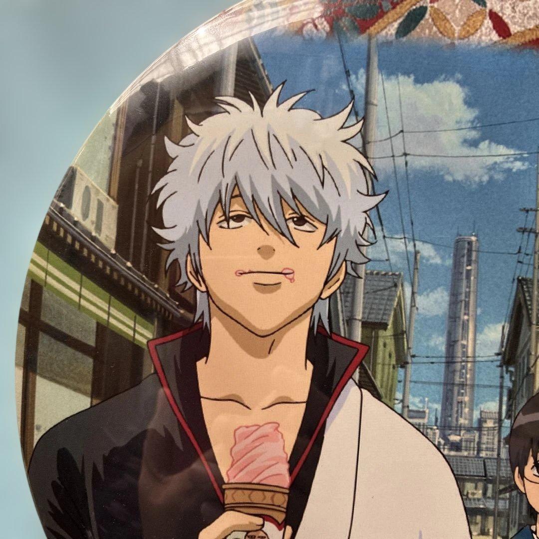 銀魂 ナムコ・ナンジャタウン 祝テレビアニメ再開！特大缶バッジ 直径