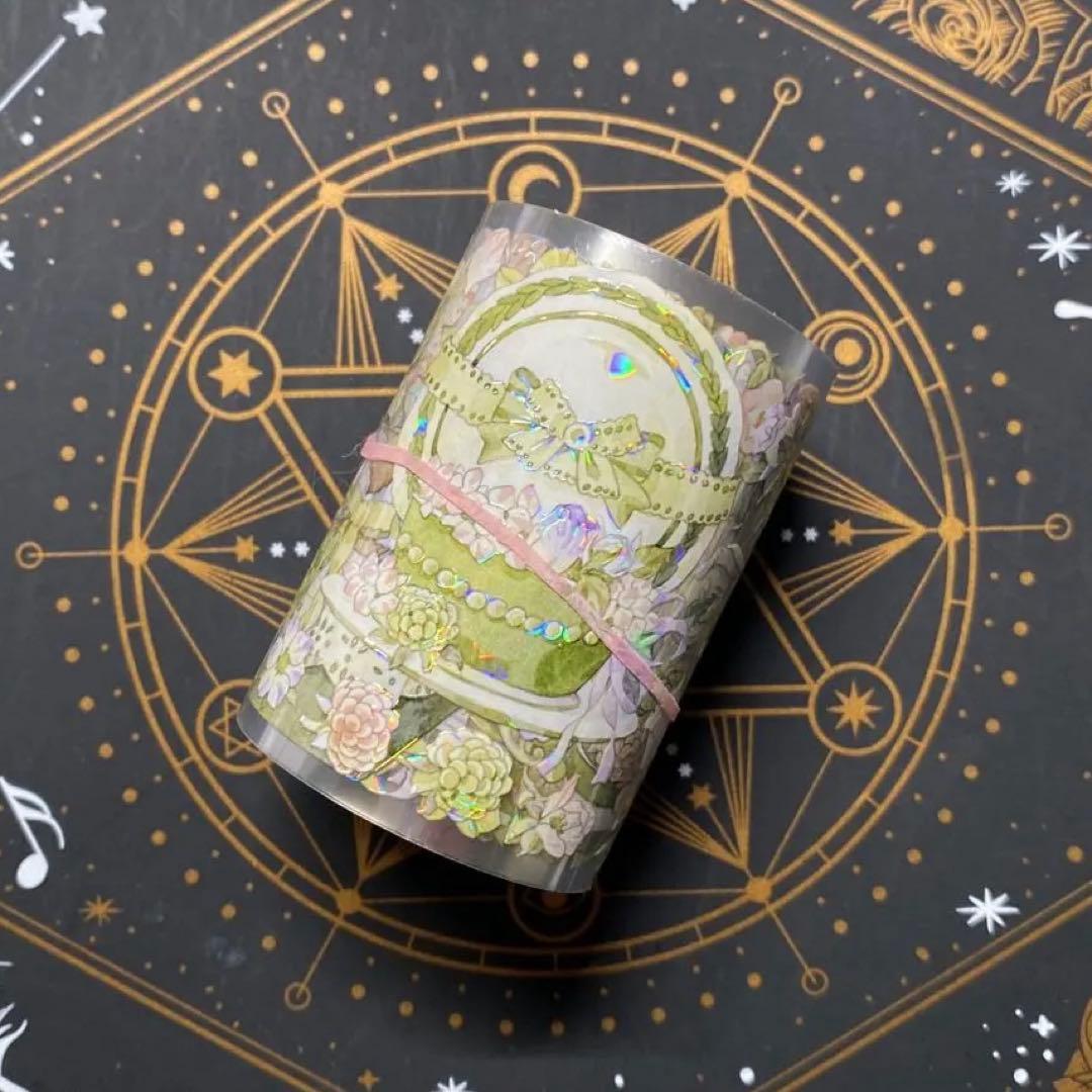 8035】海外マステ3/5/巻売り貝殻光マスキングテープ