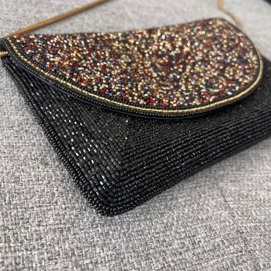 皇室御用達 LUMY ルミーはしもと パーティバッグ　ビーズバッグ 結婚式