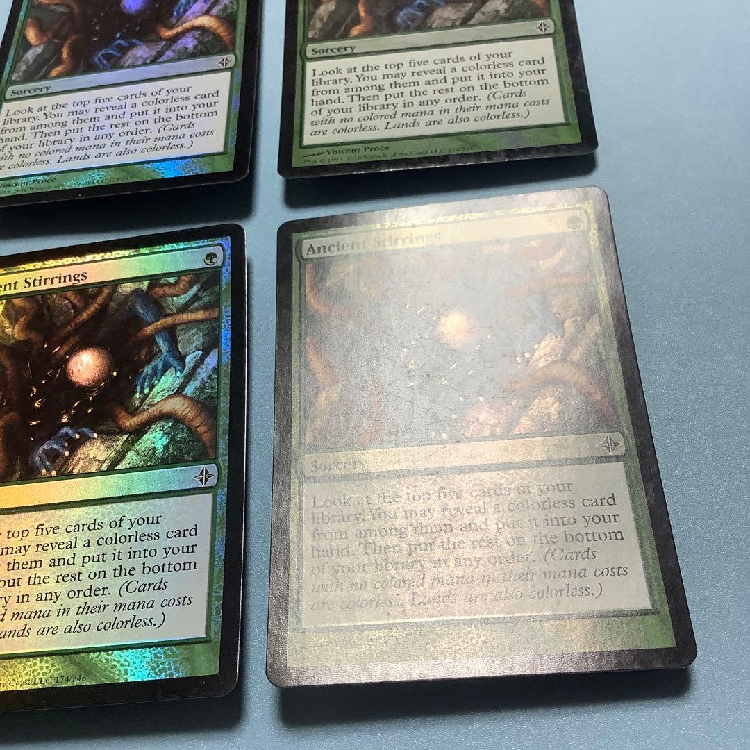 古きものの活性/Ancient Stirrings ROE英語foil4枚セット