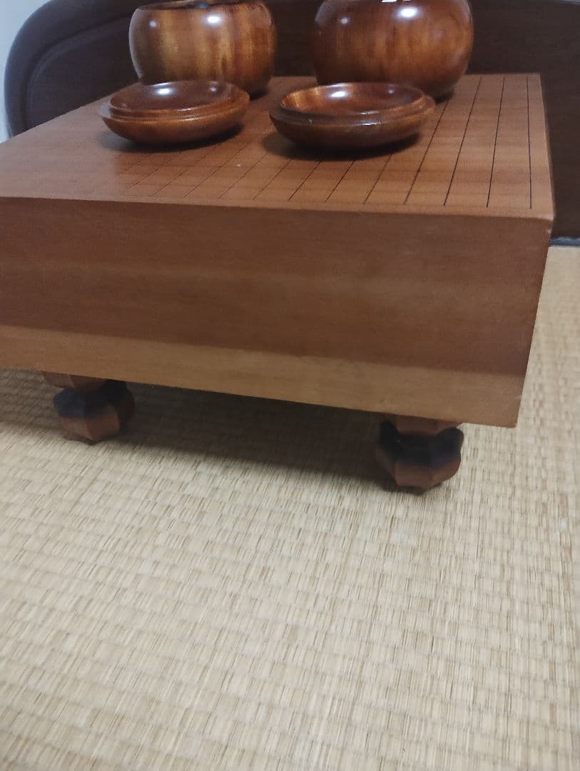 高級囲碁セット（碁盤・碁石・碁笥）