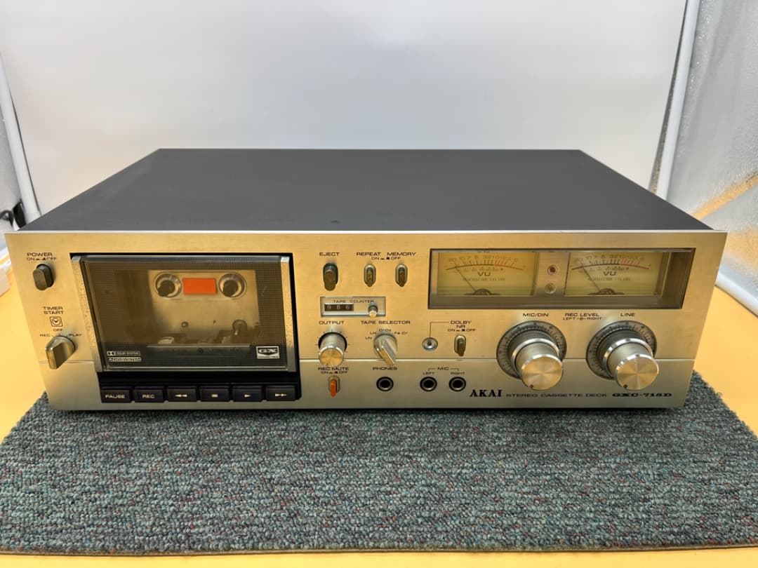 希少】 AKAI（赤井電気） ステレオカセットデッキ GXC-715D 642 Akai