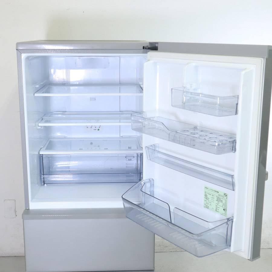 値下AQUA 272L 3ドア 冷蔵庫 AQR-27H(S) シルバー 右開