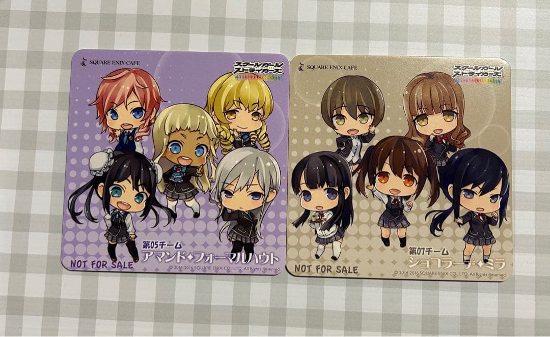 スクールガールストライカーズ コースターセット